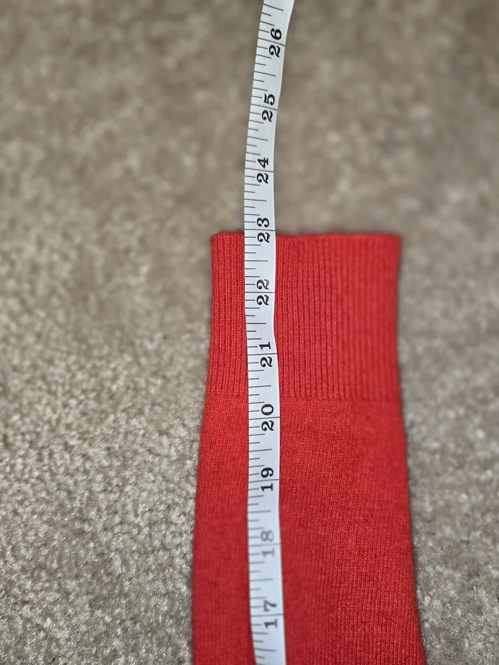 Banana Republic Red Cashmere Crewneck Sweater